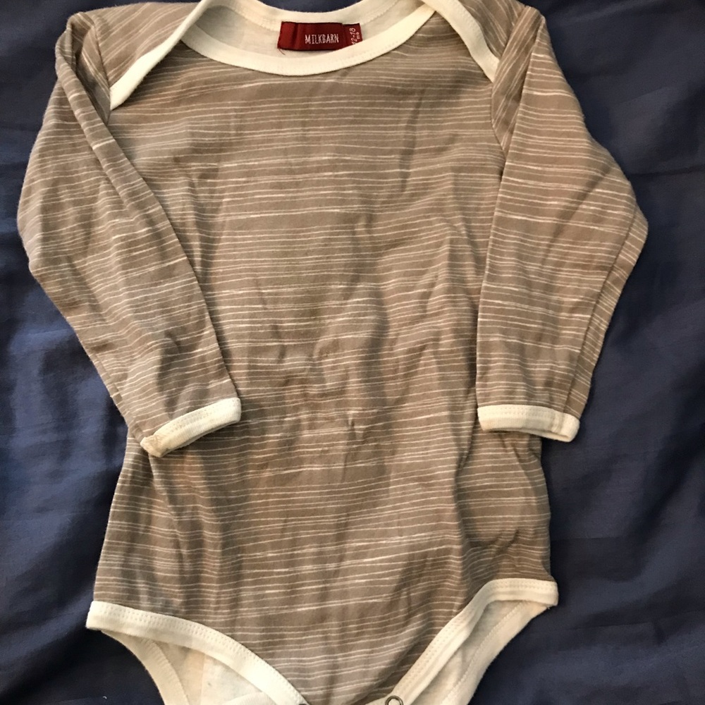 Milkbarn long sleeve onesie